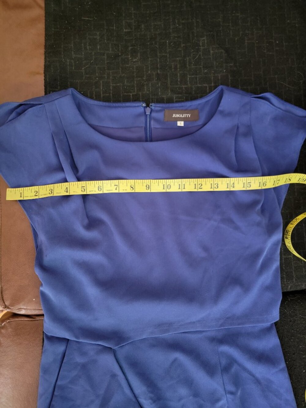 JAPANESE MADE BLUE DRESS - Picture 9 of 13
